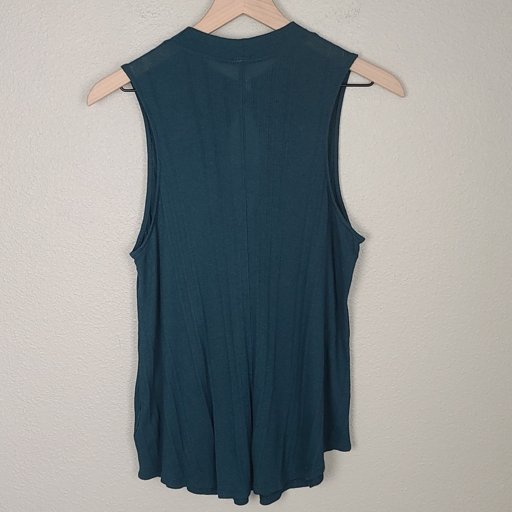 Free People Fayed Ribbed Keyhole Tank Top - Picture 7 of 7